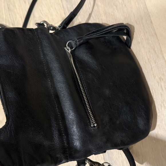 Black Leather Foley & Corinna Crossbody - Picture 3 of 5